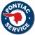 Placa metalica - Pontiac Service - Ø30cm